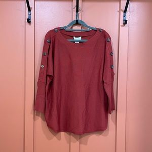 Burnt orange/red sweater NWT